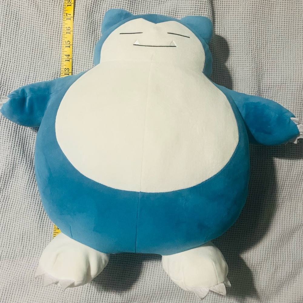 Blue and White Plush Toy